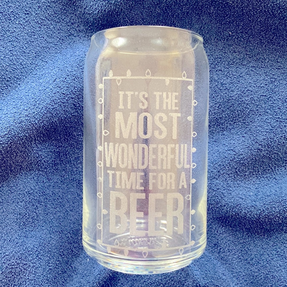 🎉HP🎉 Beer Mug 🍺 “It’s The Most Wonderful Time For A Beer”